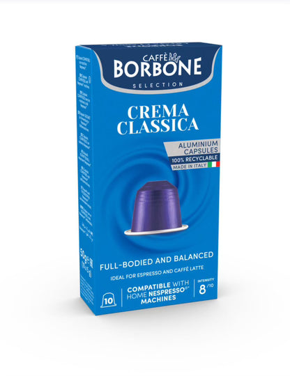 Crema Classica - Aluminum Nespresso®* Machine Compatible Capsules