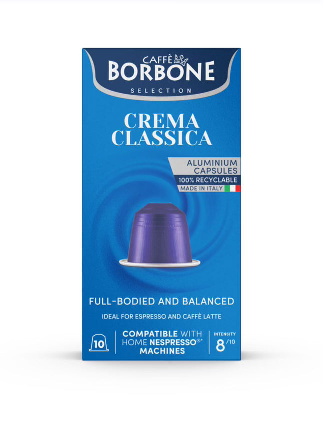 Crema Classica - Aluminum Nespresso®* Machine Compatible Capsules